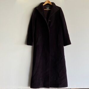 Hilary Radley Dark Coat with Button Detail 54-5’’